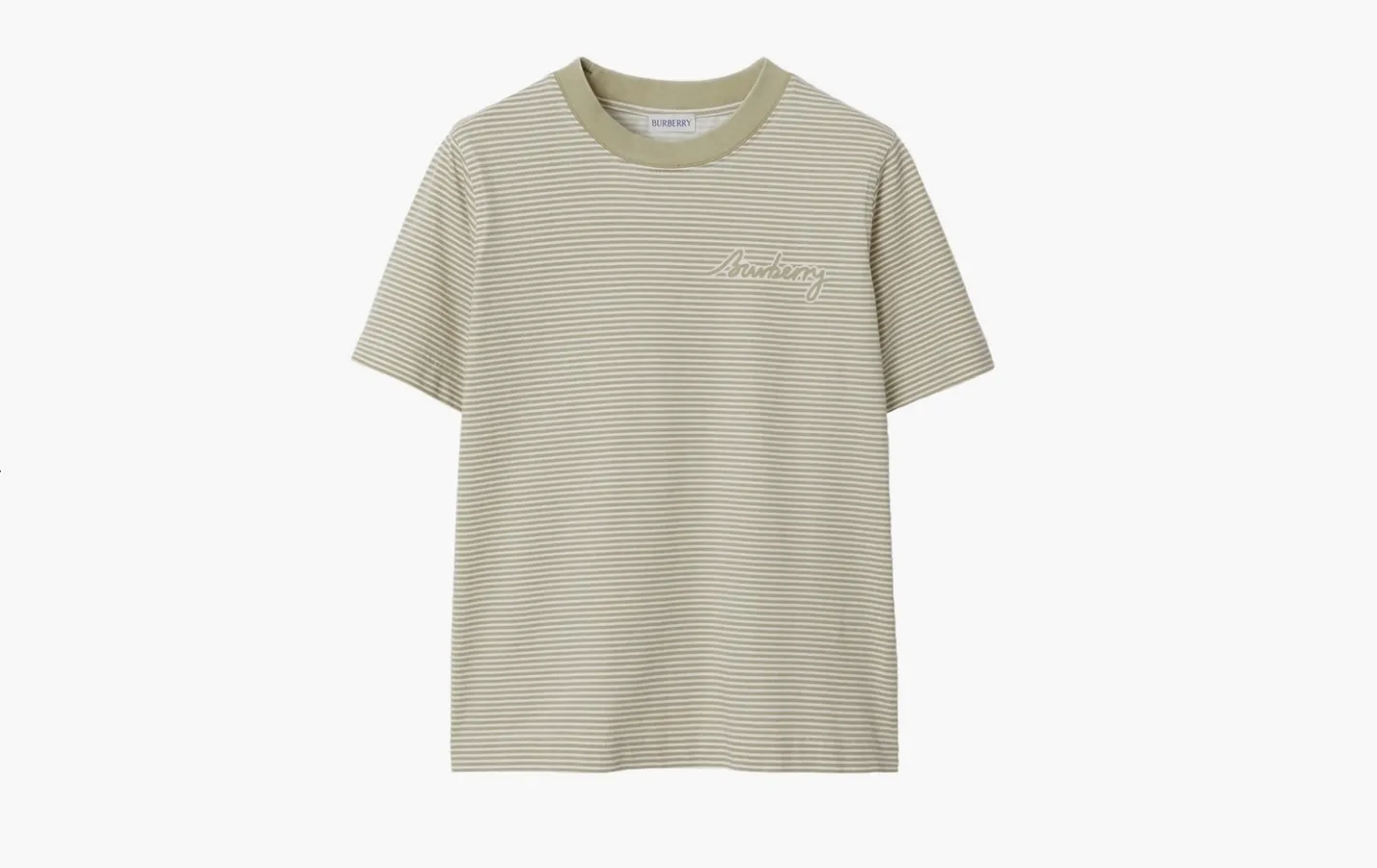 Burberry Striped Cotton T-shirt «Skylark»