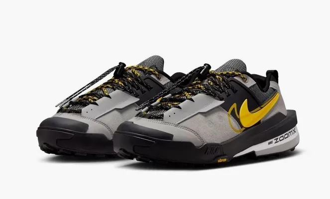 Кроссовки Nike Zegamadome X Sacai «Matte Silver Tour Yellow» серый