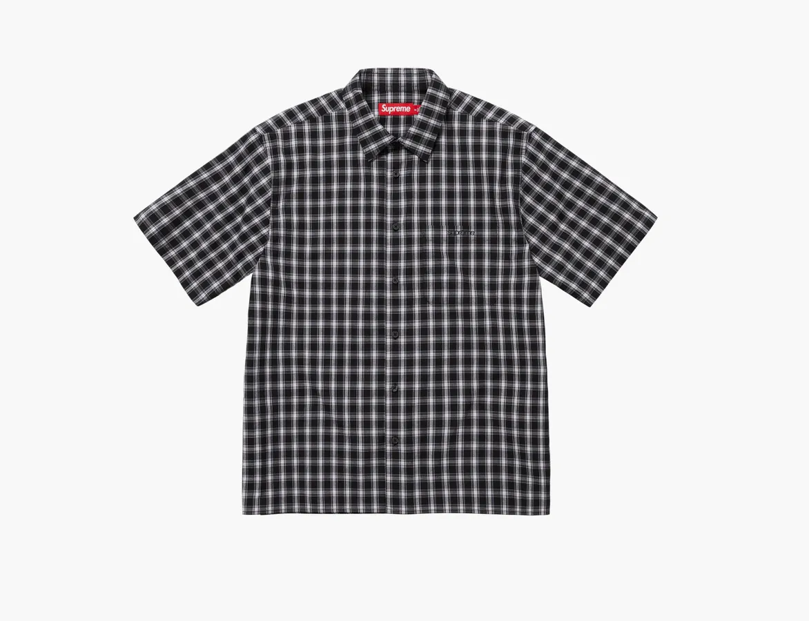 Supreme Mini Plaid S/S Shirt «Black»
