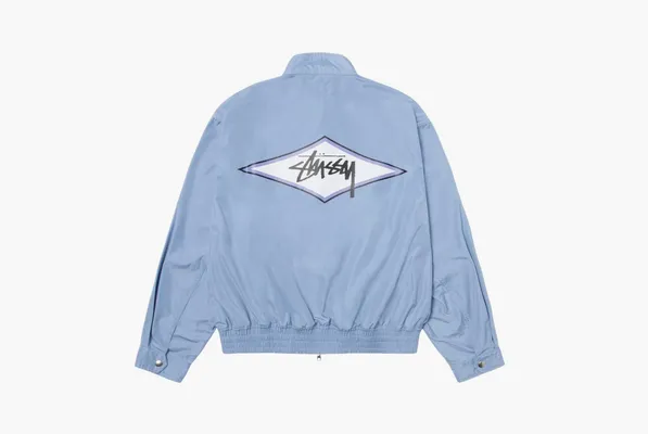  Stussy Surf Team Harrington Jacket «Light Blue» golubye