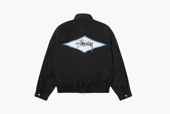  Stussy Surf Team Harrington Jacket «Black» chyernye