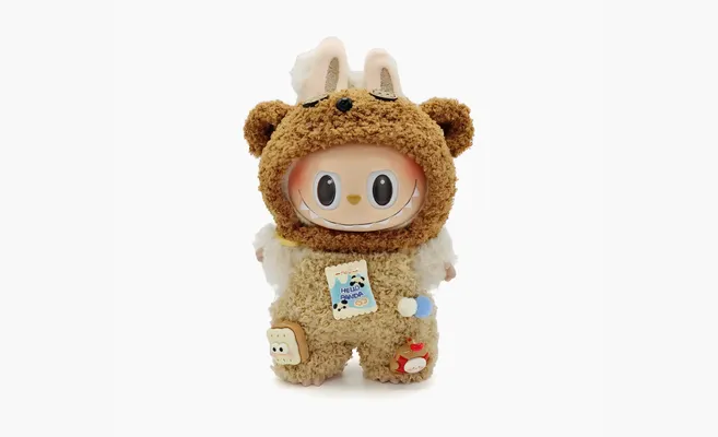  Pop Mart Hang Tag Box «Brown Chestnut Milk Tea» korichnevye