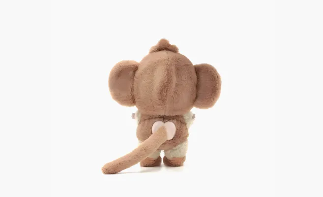  Pop Mart Hang Tag Box «Golden Silk Monkey Baby» korichnevye
