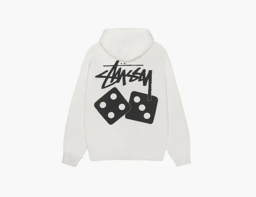 Одежда Stussy Dice Zip Hoodie Pigment Dyed «Natural» kremovye