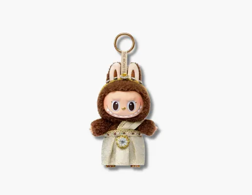Аксессуары Pop Mart Labubu The Monsters Good Luck to You Vinyl Plush Hanging Card Vinyl Plush коричневый