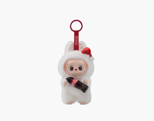 Аксессуары Pop Mart Labubu The Monsters Coca Cola Series Surprise Shake Vinyl Face Blind Box belye