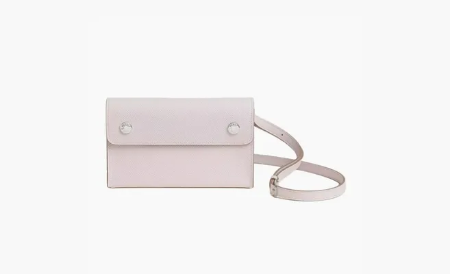 Сумки Hermes Hermèsnap Epsom Calfskin Shoulder Bag «Light Purple» fioletovye