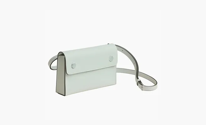 Сумки Hermes Hermèsnap Epsom Calfskin Shoulder Bag «White» belye
