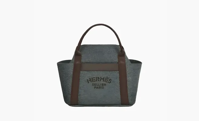 Сумки Hermes Groom Handbags «Acier Gray» serye