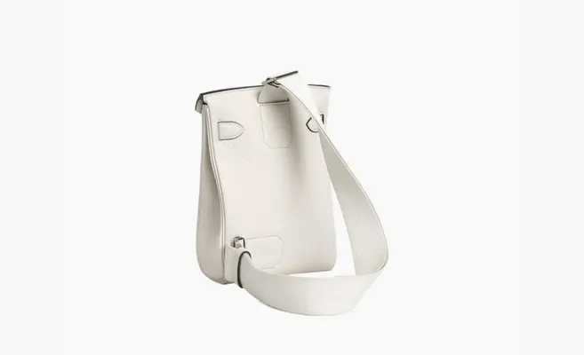 Сумки Hermes Hac A Dos Togo Calfskin Shoulder Bag «Light Gray» serye