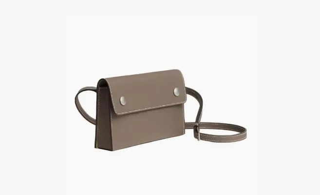 Сумки Hermesnap Hermèsnap Epsom Calfskin Wallets Shoulder Bag «Brown» korichnevye