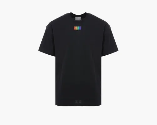 Одежда Vetements Rainbow Barcode T-Shirt «Black» chyernye