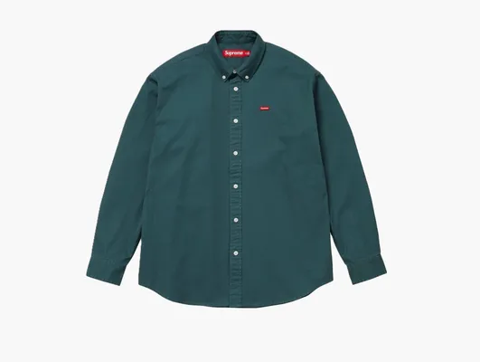 Одежда Supreme Small Box Shirt «Dark Green» zelyenye