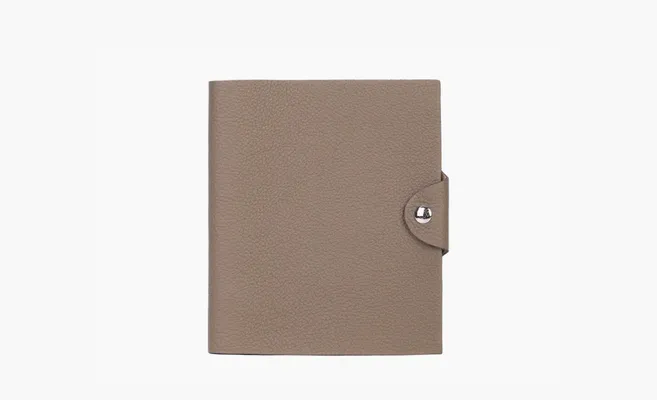  HERMES Togo Calfskin Storage Bag Unisex «Brown» korichnevye