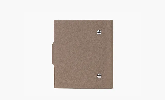  HERMES Togo Calfskin Storage Bag Unisex «Brown» korichnevye