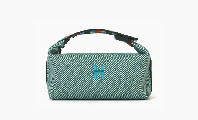 Сумки HERMES Bride a Brac Wool Storage Bags «Dark Green» zelyenye