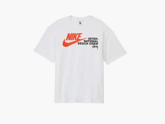 Одежда Nike x Stussy International Beach Crew Tee «White» belye