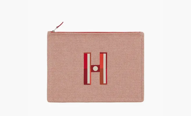 Сумки Hermes Cotton Storage Bags Clutches Large Size «Red» krasnye 