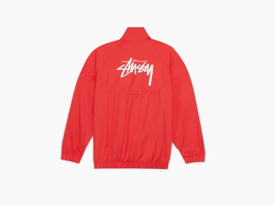  Nike x Stussy Windrunner Jacket «Habanero Red» krasnye 
