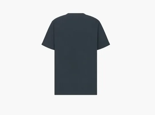 Одежда Dior and Hylton Nel T-Shirt, Relaxed Fit «Navy Blue Cotton Jersey» sinie