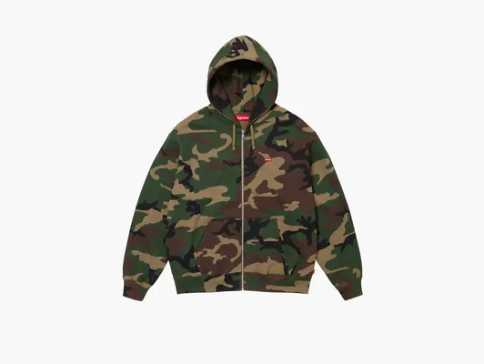 Одежда Supreme Small Box Zip Up Hooded Sweatshirt «Woodland Camo» raznotsvetnye
