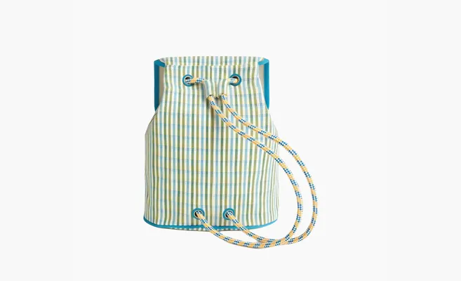 Сумки Hermes Cotton Backpack Unisex «Blue» sinie