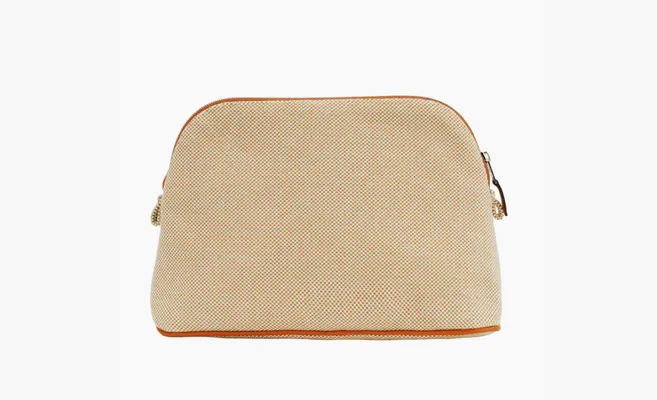 Сумки HERMES Bolide handbag in Cotton «Orange» oranzhevye