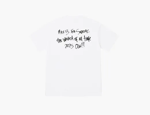 Одежда  Supreme Max B Tee «White» belye