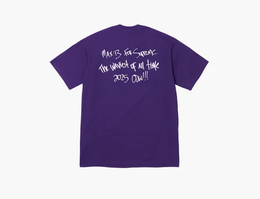 Одежда Supreme Max B Tee «Purple» fioletovye