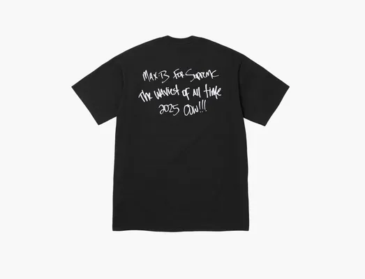 Одежда Supreme Max B Tee «Black» chyernye