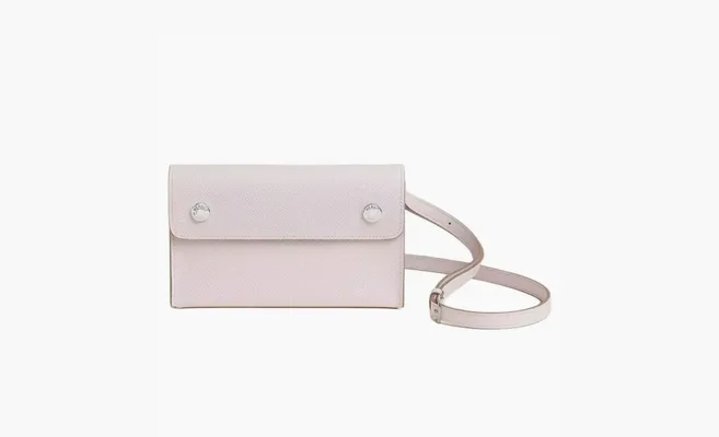 Сумки  Hermès Snap Cow Leather Shoulder Bag «Light Purple» fioletovye