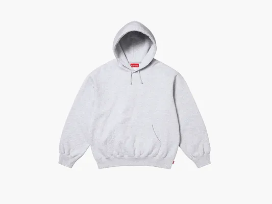 Одежда Supreme Frayed Hooded Sweatshirt «Ash Grey» serye