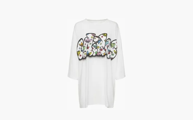 Одежда Adidas originals by alexander wang  jeremy scott t-shirt dress «White» belye