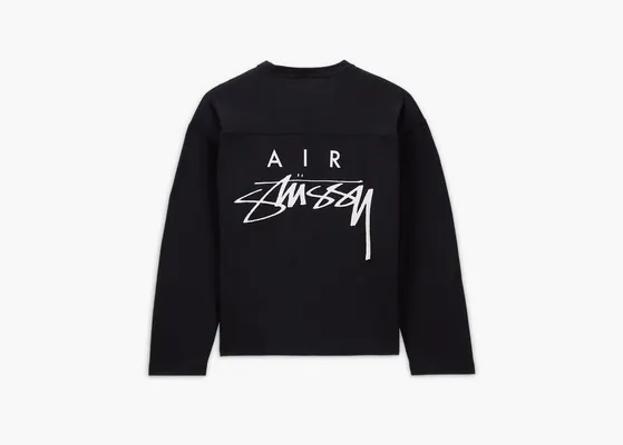 Одежда Nike x Stussy Long-Sleeve Top «Black» черный