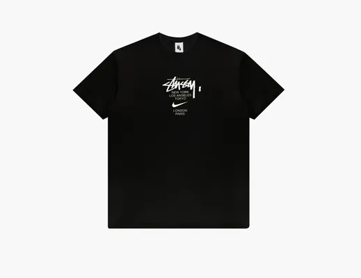 Одежда Nike x Stussy International Tee «Black» chyernye