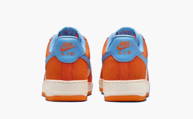 Кроссовки Nike Air Force 1 '07 LV8 «Safety Orange University Blue» oranzhevye