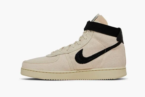 Кроссовки Nike Vandal High x Stussy «Fossil» бежевый