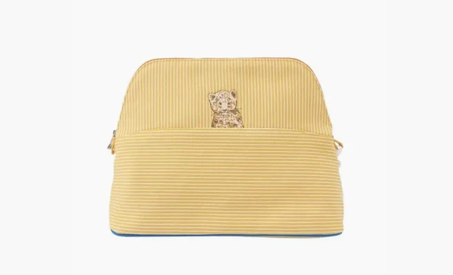 Сумки  Hermès Cotton Canvas Bag «Brown Red »Yellow« zhyeltye