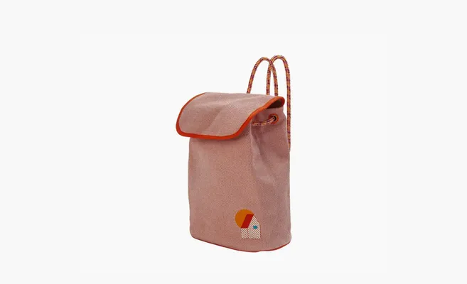 Сумки  Hermès Finland Les Cabanes backpack «Orange & Berry Red» oranzhevye