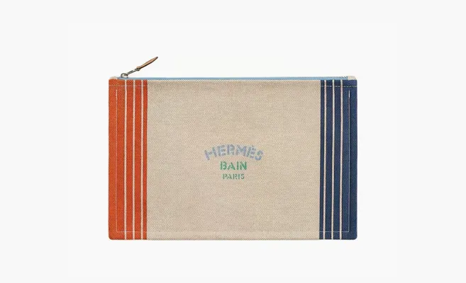 Сумки  Hermès España Amuleto en forma de seta Hermès «Ocean & Brickstone & Water» bezhevye