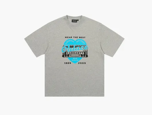 Одежда Palace x Carhartt WIP Heart T-Shirt «Heather Grey» serye