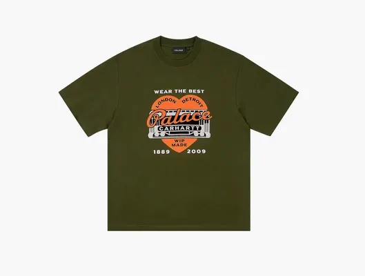 Одежда Palace x Carhartt WIP Heart T-Shirt «Plant» zelyenye