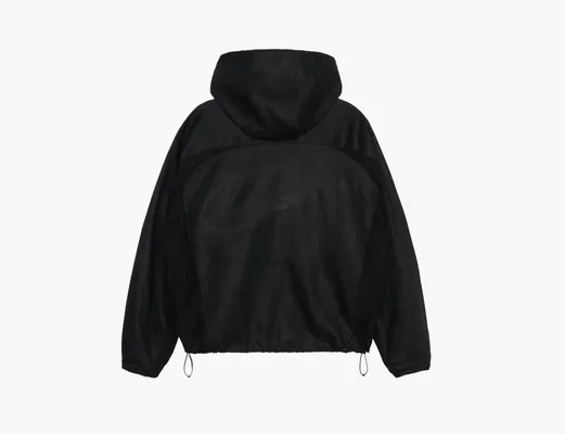  Nike x Stussy Linen Shell Jacket «Black» chyernye