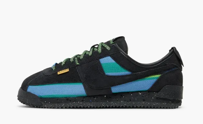 Кроссовки Union LA x Nike Cortez SP «Off Noir» lightBlue
