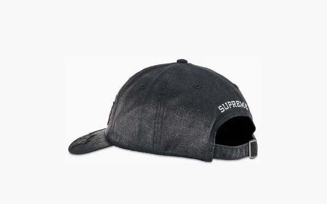 Аксессуары Supreme Leather Appliqué 6-Panel «Black» черный