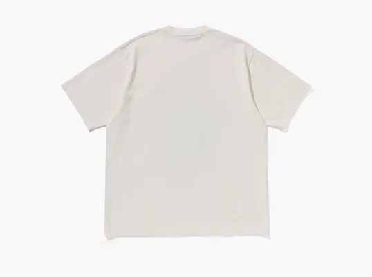 Одежда A Bathing Ape Garment Dye Logo Relaxed Fit Tee «Ivory» бежевый
