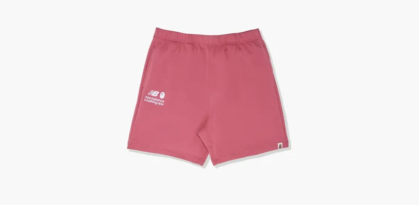 Одежда A Bathing Ape x New Balance Relaxed Fit Shorts «Red» красный