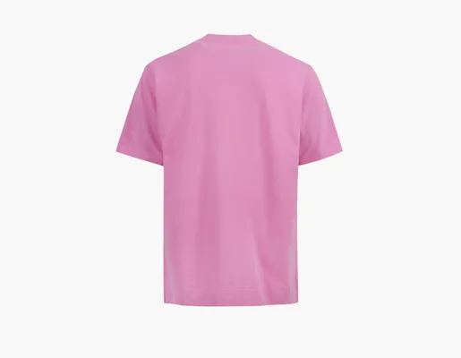 Одежда Acne Studios Logo T-shirt Relaxed Fit «Bubble Pink» розовый