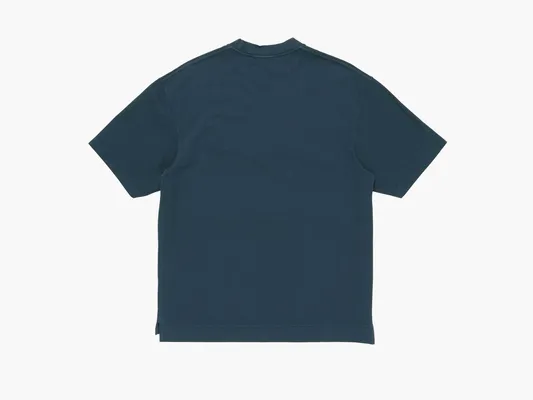 Одежда Acne Studios Logo T-Shirt Relaxed Fit «Deep Blue» синий