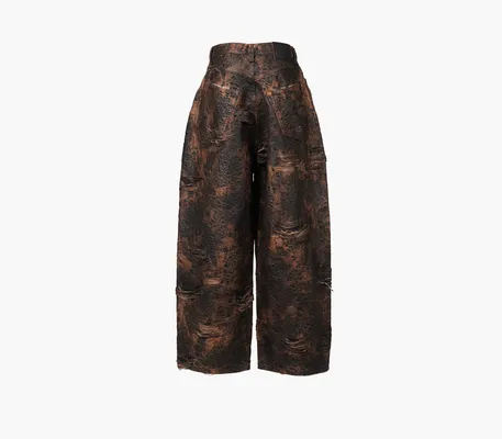 Одежда Acne Studios Super Baggy Fit Jeans «Brown» korichnevye